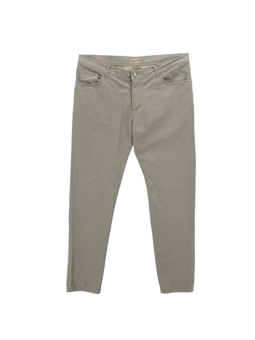 MARCO PESCAROLO Napoli Nerano M18 5-Pocket Pants Light Gray Size IT 56 - US 38